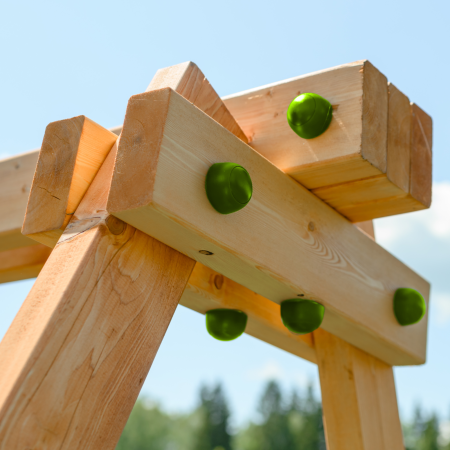 Детский игровой комплекс UNIX Line (6 in 1) Light Green