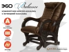 Массажное кресло глайдер EGO BALANCE EG2003 ШОКОЛАД (Арпатек)