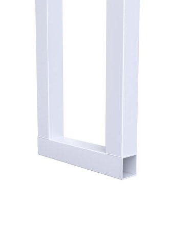 Баскетбольная стойка двухопорная с щитом 1200х900 мм из фанеры на метал. каркасе и усиленным кольцом