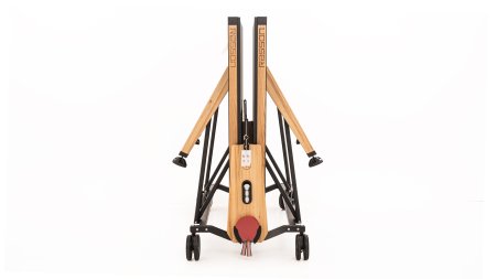 Теннисный стол складной для помещений "RASSON PREMIUM T01 Indoor" (274 х 152,5 х 76 см, натуральный ясень) с сеткой