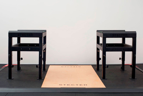 Тяжелоатлетические плинты для штанги с регулировкой по высоте 85-115 см (пара)