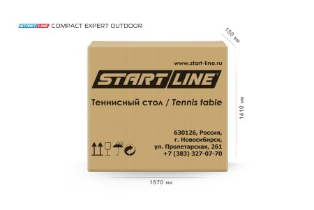 Стол теннисный Compact EXPERT 6 Всепогодный Зелёный
