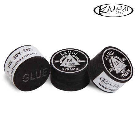 Наклейка для кия Kamui Pyramid Black ø13мм Medium 1шт.