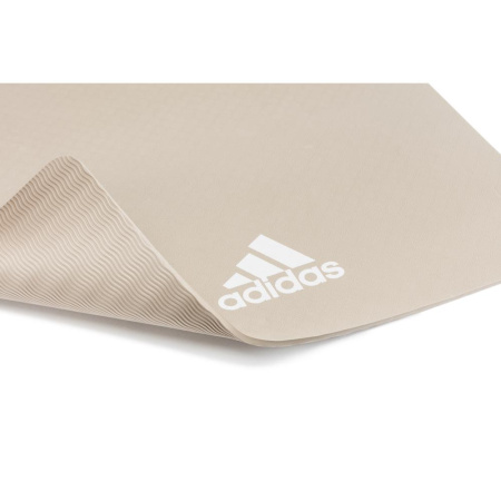 Коврик (мат) для йоги Adidas, цвет Светло-серый