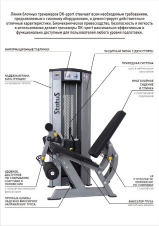Тренажер "Рычажная тяга" Status S A330S