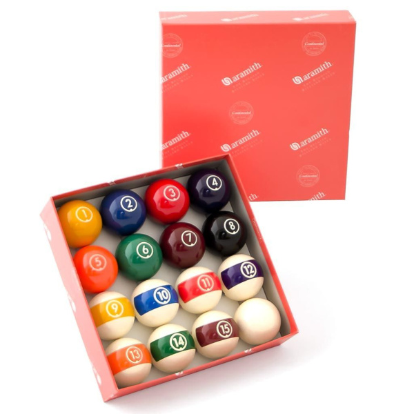 Комплект бильярдных шаров 57.2 мм "Aramith Continental"