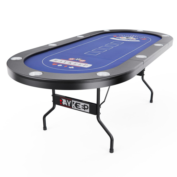 Игровой стол – покер DFC RAYKEEP 84", на 10 мест, складные ножки