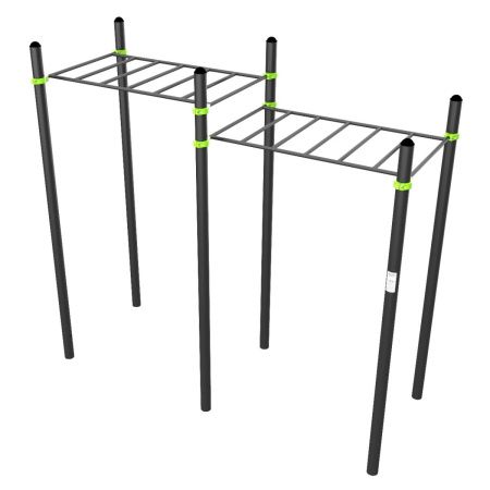 W313 Воркаут Рукоход классический двухуровневый ZAVODSPORTA