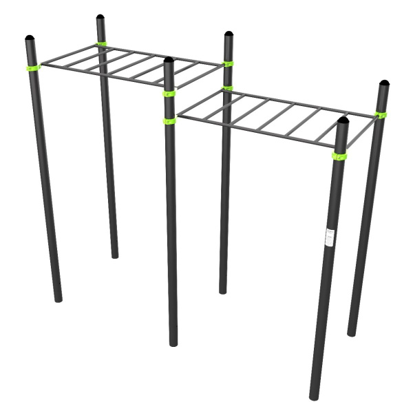 W313 Воркаут Рукоход классический двухуровневый ZAVODSPORTA