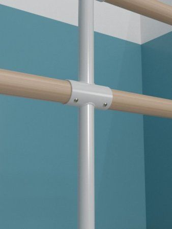 Кронштейн мобильный двухрядный на круглом основании с регулировкой высоты