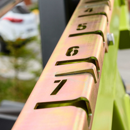 F-2807 Уличный тренажер Верхняя тяга с переменной нагрузкой ZAVODSPORTA