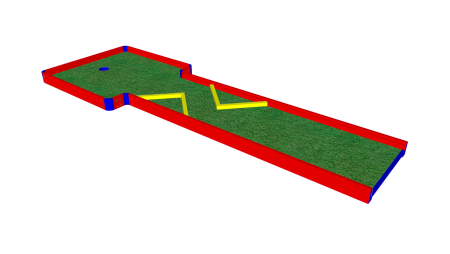 Дорожки для игры в мини гольф "CITY" 9.2