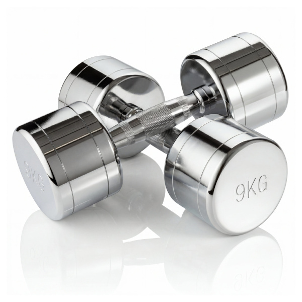 Набор гантелей хром (пары) от 1-10 кг VictoryFit VF-SET110-CR