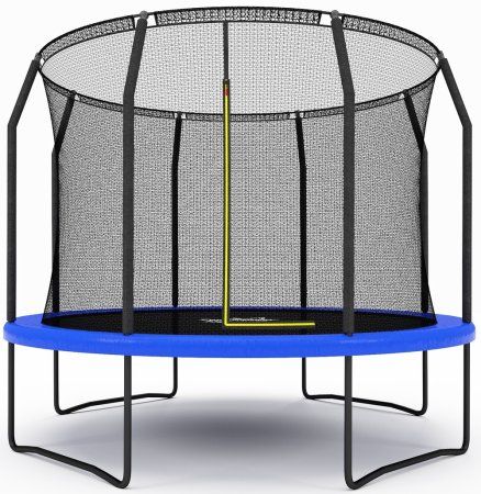 Бaтут для дачи с сеткой Триумф Норд Чемпион 427 см синий