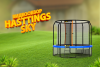 Батут Hasttings Sky Double 3,96 + теневой тент