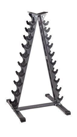 Стойка Original FitTools для 10 пар хромированных гантелей "Елочка"