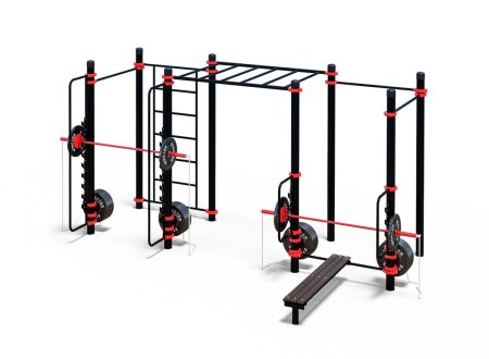 Уличный комплекс для воркаута WORKOUT-FIT - 02