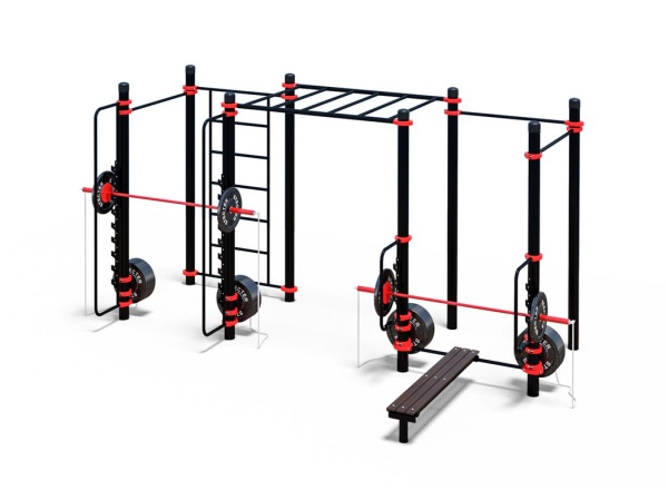 Уличный комплекс для воркаута WORKOUT-FIT - 02