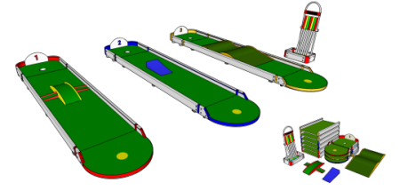 Дорожки для игры в мини гольф «KIDS» 3.3