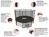 Батут UNIX Line Black&Brown 8 ft (outside)