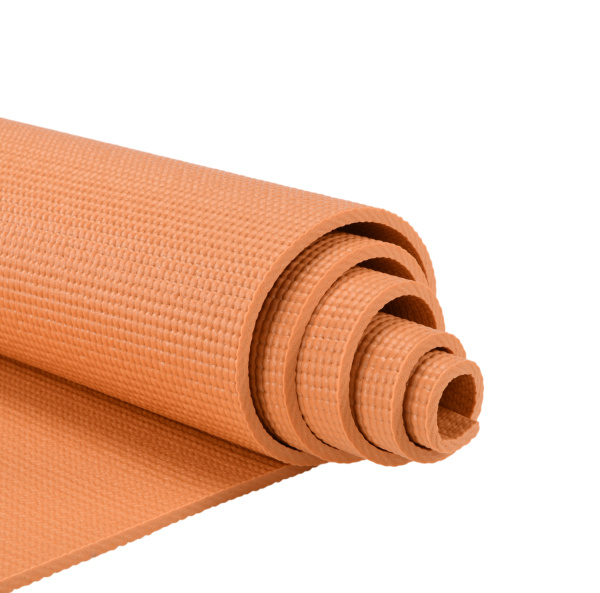 Коврик для фитнеса и йоги YM03-PVCYO-Orange 173 х 61 х 0,6 см