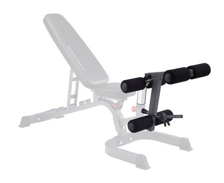 Скамья BODYCRAFT с опциями: парта для бицепса и сгибатель/разгибатель для ног