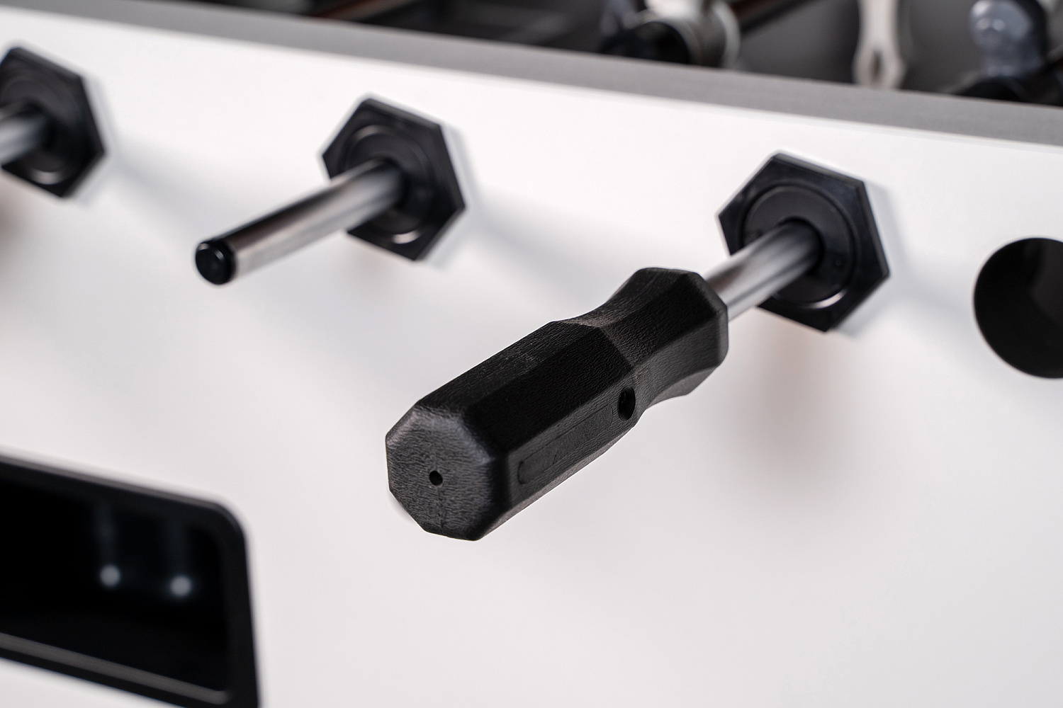 Игровой стол - футбол "NineStar Iron Pro ITSF Grey" (144х75,5х90)