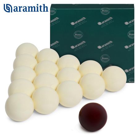 Шары Aramith Premier Pyramid без номеров ø68мм красный биток