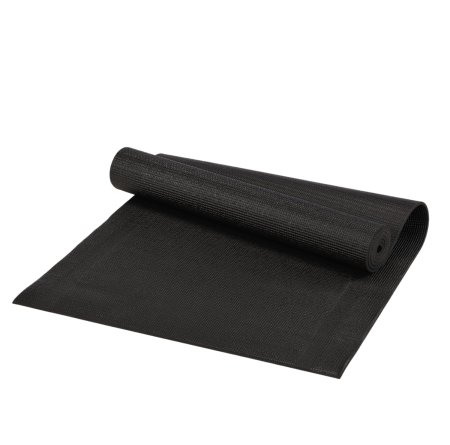 Коврик для фитнеса и йоги YM03-PVCYO-Black 173 х 61 х 0,6 см