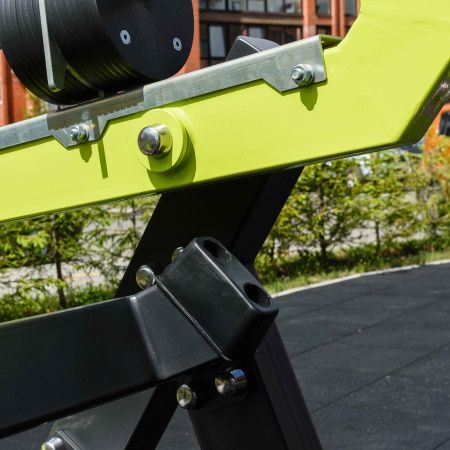 F-2801 Уличный тренажер Жим вверх с переменной нагрузкой ZAVODSPORTA