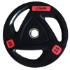 Диск для штанги Smith c 3-м хватом, обрезиненный 25 кг.