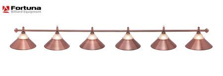 Светильник Fortuna Alison Red Bronze 6 плафонов
