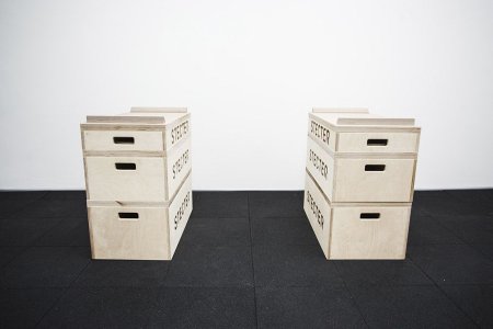 Комплект тяжелоатлетических плинтов  (Н=83 см, материал-фанера)