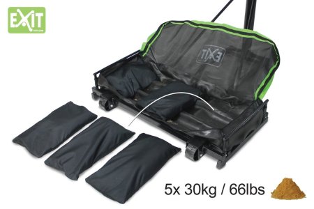 Баскетбольный щит с кольцом на стойке Кoмeтa