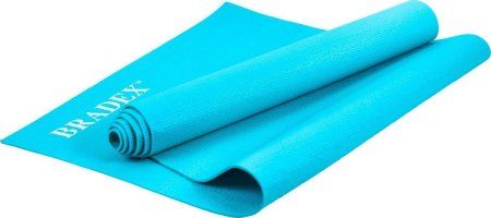 Коврик для йоги и фитнеса Bradex SF 0680, 190*61*0,3 см, бирюзовый