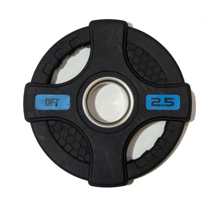 Диск олимпийский обрезиненный Original FitTools 2.5 кг.