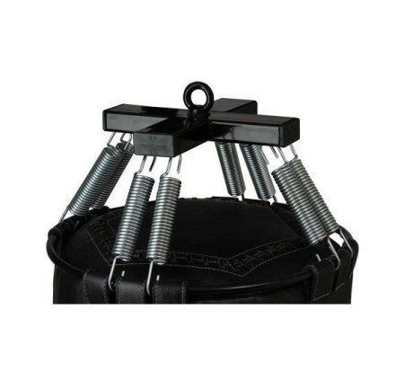 Боксёрский мешок FILIPPOV Ø40 кожа (Черный) -  130см/40см/58-60кг