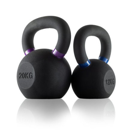 Гиря чугунная с цветным кольцом VictoryFit VF-KCR