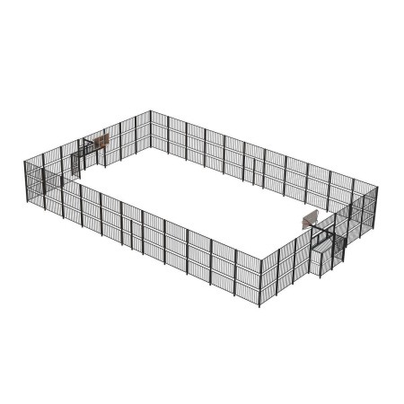 S-1001 Феникс Ограждение спортивной площадки 24х15х3,75 м ZAVODSPORTA