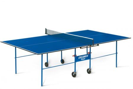 Теннисный стол StartLine Olympic с сеткой синий