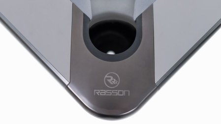 Бильярдный стол для пула "Rasson Wolf" 9 футов (серый, сланец 25 мм) в комплекте с плитой, аксессуары и сукно