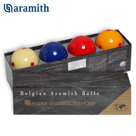 Шары Super Aramith Pro-Cup Carom ø61,5мм 4шара
