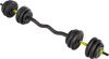 Гантели разборные пластиковые 2*20 кг, 2 штанги, ролик для пресса