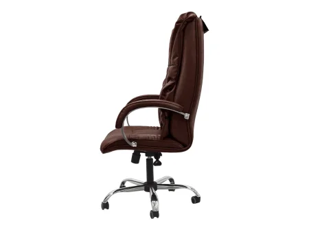 Офисное массажное кресло EGO BOSS EG1001 LKFO ШОКОЛАД (Арпатек)