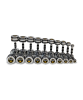Комплект хромированных гантелей 10 пар от 1 до 10кг Hasttings Digger HD51D5B-1-10