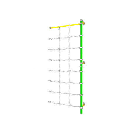ROMANA Комплект с канатным лазом пристенный ДСКМ-1С-8.18-45 (зеленое яблоко)