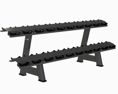 Стойка для гантелей двухъярусная (на 10 пар гантелей)