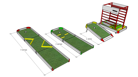 Дорожки для игры в мини гольф «KIDS» 3.3