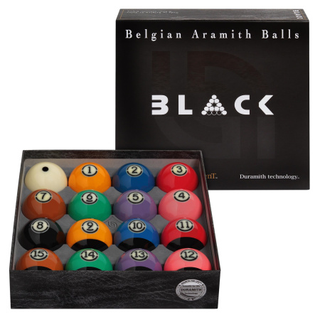 Шары Aramith Tournament Pool Black TV ø57,2мм