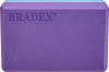 Блок для йоги Bradex SF 0732, фиолетовый/синий